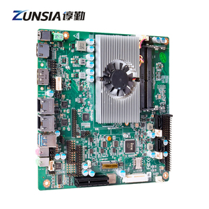 Zunsia Latest In-tel Elkhart Lake J6412 Fanless Industrial Mainboard X86 Linux <strong>Computer</strong> PC Mini ITX Motherboard with LVDS
