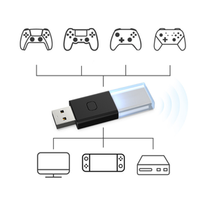 Controller Wireless 5.0 adattatore convertitore ricevitore per Nintendo Switch Controller PC adattatore convertitore ricevitore - Product Image 5
