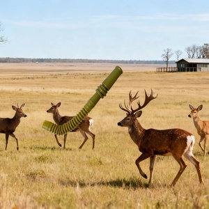 Açık taklit geyik arayan taklit ses yeşil plastik düdük av tuzağı aksesuarları - Product Image 6