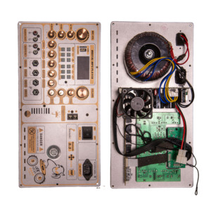 Placa de amplificadores y receptores de audio de 150W, reproductor de MP3 Bluetooth 5,0, Radio FM, micrófono dual, control remoto IR, entrada de CA/CC - Product Image 1
