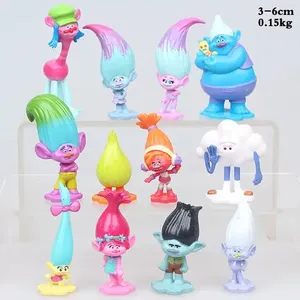 JM Custom Made Mini PVC karikatür şekil oyuncak güzel troller 3D PVC figürler özelleştirilmiş Mini boyutu 3D PVC şekil oyuncak setleri - Product Image 6