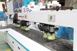 Multifunzione a quattro mandrini alesatrice per fori laterali per la lavorazione del legno per fori laterali Cnc macchina per foratura verticale - Product Image 6