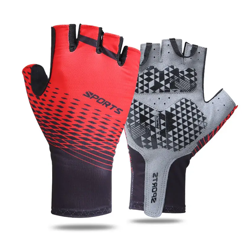 Guantes Ciclismo Goedkope Custom Logo Half Vinger Dirt Mountain Fiets Fietsen Handschoenen Voor Fietsen