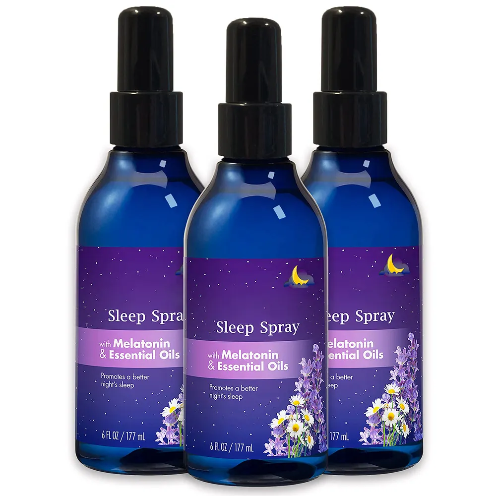 Travesseiro para dormir melatonina e óleos essenciais, spray de respiração profunda para dormir