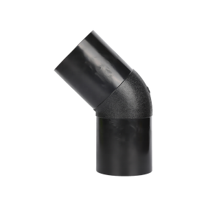 ขายดี PE100 HDPE 45 ข้อศอกอุปกรณ์ท่อ ISO 4427 ที่เข้ากันได้กับบริการแปรรูปแม่พิมพ์น้ําสีแดง - Product Image 4