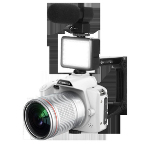 ชุดกล้องดิจิทัล DSLR เซลฟี่ย้อนยุค D5 64ล้านพิกเซลความละเอียดวิดีโอ4K HD 1080P การถ่ายวิดีโอ LED WIFI สำหรับ YouTube CMOS - Product Image 5