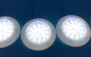 מעטפת לבנה 4 "5" משטח הר הסירה הכיפה תאורה <span class=keywords><strong>12v</strong></span> 24v הוביל תקרה אור ליאכטה סירה מדליקים פנים