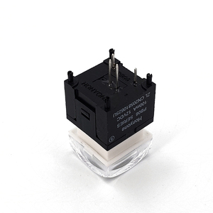 PB06-B Serie Quadrato 15*15mm di Colore Singal LED 4Pin SPST Momentaneo Auto-Ritorno di PCB Push Button Switch per il Video Processore - Product Image 6