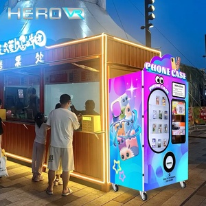 Herovr ספריית עיר רעש נמוך במקרה טלפון מכונה אוטומטית עם נושאים חינוכיים