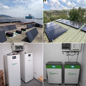 Sistema para uso residencial Tipo de controlador MPPT y PWM Aplicación para uso doméstico Sistema solar híbrido Sunpok Completo 6KW 10KW 12KW - Product Image 5