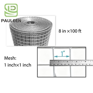 8 "x100ft nhúng nóng mạ kẽm hàn lưới bảng điều khiển năng lượng mặt trời chim & Critter Guard Kit pigeon & sóc bằng chứng dây <span class=keywords><strong>Net</strong></span> cho năng lượng mặt trời bảng điều khiển - Product Image 2