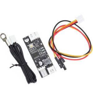 Solo 12V 0.8A DC PWM 2-3 hilos ventilador Control de temperatura controlador de velocidad chasis computadora Noiseor PC CPU ventilador enfriador alarma STK IC - Product Image 2