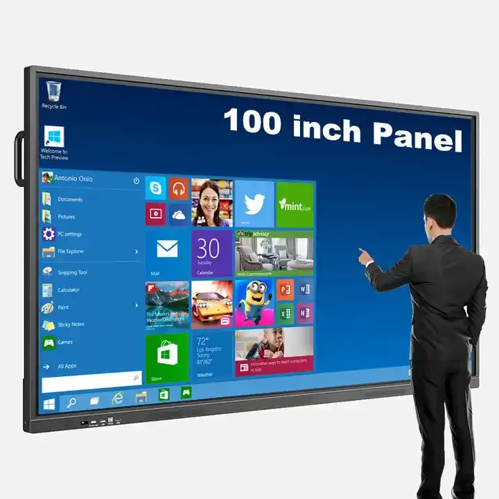 65/75/86/100/110 इंच उंगली मल्टी टच स्क्रीन स्मार्ट एलसीडी डिस्प्ले बैठक कक्ष डिजिटल इंटरैक्टिव स्मार्ट इंटरैक्टिव whiteboard