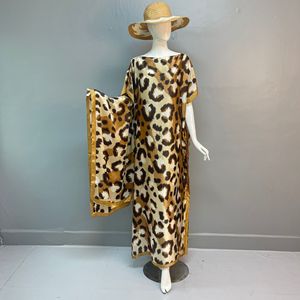 Kadın yaz uzun Abaya elbise rahat tarzı müslüman şal ile kolay maç ince ve gevşek XXL tulum için Eid