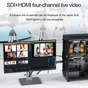 Acasis 4-Channel SDI and HD-Compatible Audio Video Capture Card Game Live Streaming Box Recording for PS4 DVD Camcorder Camera - Product Image 3