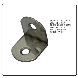 1.2mm Thick Galvanized Steel Right Angle <strong>Code</strong> and Corner <strong>Code</strong> for DIY Furniture Projects - Product Image 5