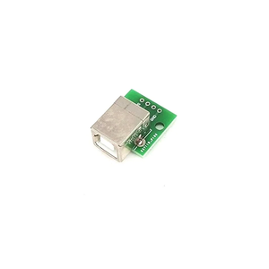 USB Type-B Female Head to DIP <strong>4</strong> <strong>pin</strong> Breakout PCB Module