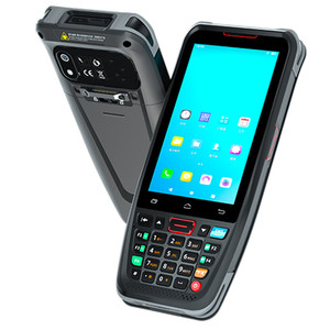 Teclado completo robusto Pdas almacén inventario colector de datos Terminal impermeable Industrial Android 10 código de barras Pda alfombra de mano - Product Image 1