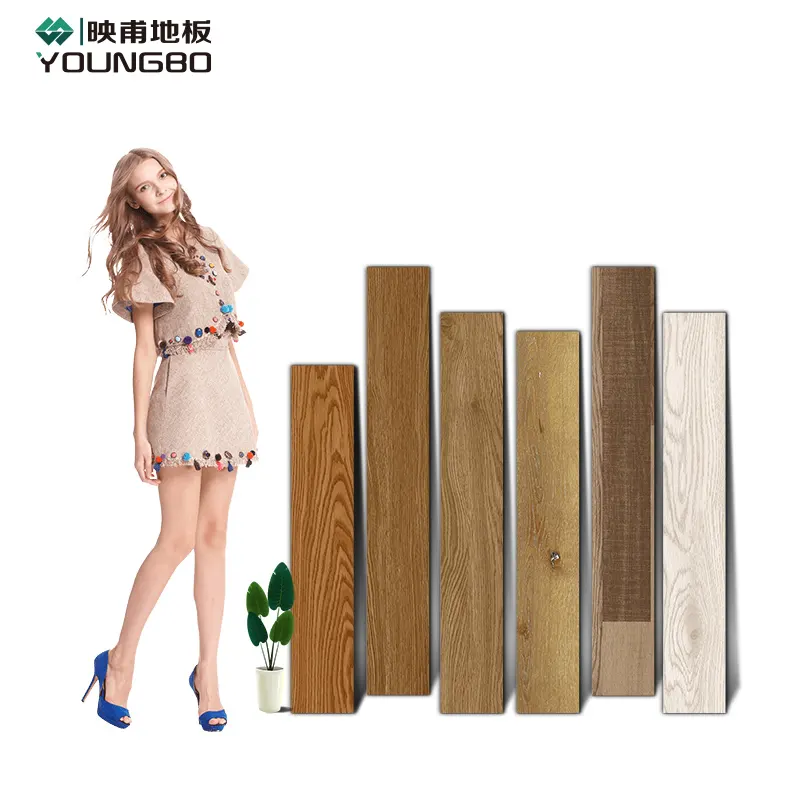Qingdao Cheapest Indoor Self Adhesive Plank Vinyl Wood Style Plastic Pvc Floor Flooring with competitive price quality