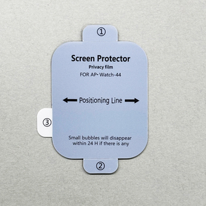 ฟิล์มป้องกันหน้าจอนาฬิกาอัจฉริยะแบบฟิล์ม TPU ไฮโดรเจลสำหรับ Apple Watch Serious 1 2 3 4 5 6 7 8 49 45 44 42 41 40 38มม. ติดตั้งง่าย - Product Image 4