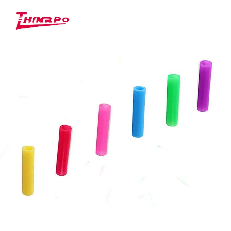 Food grade Custom Reusable Eco-friendly silicone stainless steel straws tips Drinking Straws Silicone drip tips