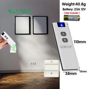 Wireless <strong>Remote</strong> <strong>Control</strong> 433Mhz Universal <strong>Remote</strong> <strong>Control</strong> Key 2 Buttons Learning Code <strong>for</strong> Home Appliances