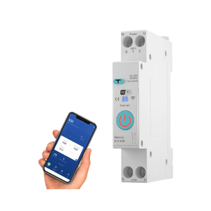 Disyuntor inteligente OEM PID Wifi con función de fuga de energía Medición en tiempo real KWh Compatible con control remoto por voz - Product Image 1