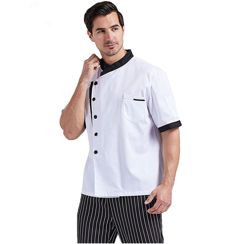 Unisex Customized logo Chef Jacket with Chef Uniform for Restaurant
