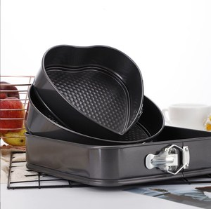 Buckle Cake Mold <strong>Baking</strong> Tray Tool Round-centered Square <strong>Baking</strong> Mold Chiffon Mousse <strong>Suit</strong> Set with Movably Bottom - Product Image 2
