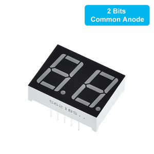 0,56-Zoll-LED-Anzeige, 7-teilige 1-stellige/2-stellige/3-stellige/4-stellige digitale Röhren, rote gemeinsame Kathode/Anode digital - Product Image 4