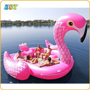 Flamingo Aufblasbare Party insel Regenbogen Aufblasbare Einhorn <span class=keywords><strong>Pool</strong></span> <span class=keywords><strong>Float</strong></span> aufblasbare Partei Vogel Insel