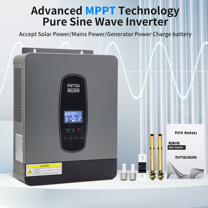 MPPT充电器控制器家用和商用24V 240V 3000W 100A 3kW最大DC光伏输入混合太阳能逆变器 - Product Image 4