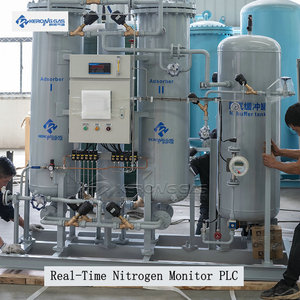 可靠的5-100nm 3/h PSA氮气发生器，用于管道吹扫空气气体置换应用气体发生设备 - Product Image 5