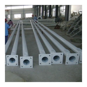 9m 10m 12M 20ft 30ft 40ft ngoài trời nhôm vườn đèn bài tròn hình nón năng lượng mặt trời dẫn ánh sáng đường phố cực - Product Image 1