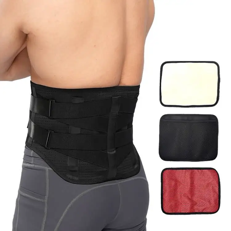 Alivio del dolor de espalda inferior para hombres y mujeres, correa de soporte de disco herniado, ciática, gran oferta