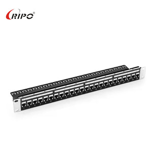 24 Port Cat5e UTP Patch Panel | Panel de distribución de red de montaje en rack de 19 "con sistema de etiquetado Instalación rápida para oficina - Product Image 2