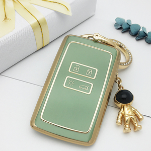 Hot Selling Slim Fashion for renault Remote Control Koleos <strong>megane</strong> Smart <strong>Key</strong> Card Holder Cover Shell Protector Casekey - Product Image 6