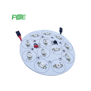 アルミニウムLED PCB回路基板カスタムPCBAボードアセンブリ製造RGB PCB