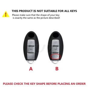 TPU Car Remote Key Full Cover Case <strong>Shell</strong> for Nissan Qashqai Juke J10 J11 X-Trail <strong>T32</strong> T31 Kicks Tiida Pathfinder Note Infiniti - Product Image 2