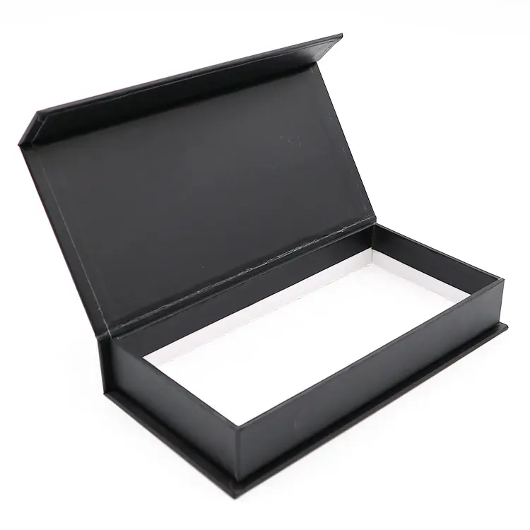 Kotak Kemasan Hadiah Sampul Keras Kardus Kertas Penutup Flip Penutupan Magnetik Karton Mewah Kustom
