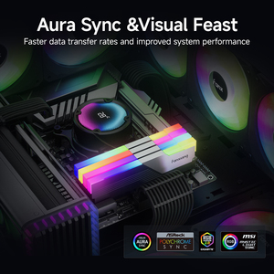 RGB DDR5 RAM 16GB 6000MHZ 64000MHZ 72000MHz ECCカードPCコンピュータデスクトップメモリスティックラムズ - Product Image 2