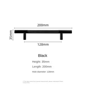 Altın tırtıl kolu yuvarlak tüp alüminyum alaşımlı profil basit lüks dolap kapı topuzu ve mutfak dolap Dresser için kolu - Product Image 4