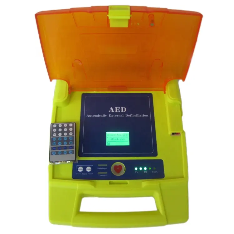 Alta calidad desfibrilador externo automático para entrenamiento de CPR AED entrenador