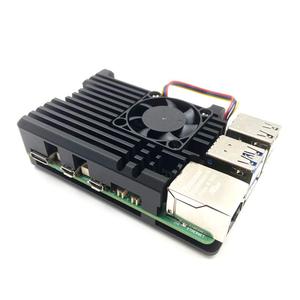 For Rasp berry <strong>pi</strong> 3Generation 5Generation Rasp berry <strong>PI</strong> 5 motherboard aluminum alloy protective housing <strong>with</strong> cooling fan cooling - Product Image 2