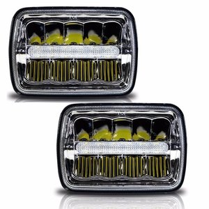ไฟหน้า LED ทรงสี่เหลี่ยมมุมฉาก45W สำหรับอะไหล่รถยนต์อุปกรณ์เสริมรถยนต์5X7สูง/ต่ำ - Product Image 1