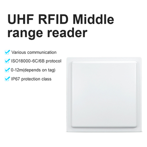 Lettore UHF RFID 12dBi integrativo UHF RFID lettore a lungo raggio 15 metri con unità di riscaldamento automatico RFID Tag Reader