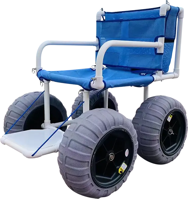 Facilement démontable, fauteuil roulant de plage, chaise de salle de bain, siège de toilette extérieur pour personnes handicapées, conduite sur la plage-BZ-beach-01