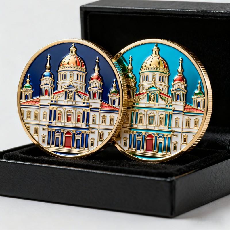 Moneda de desafío impresa con UV