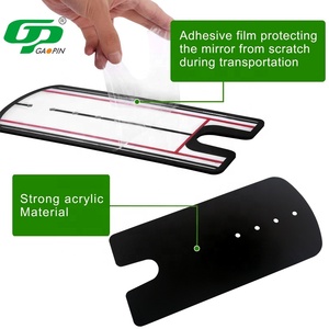 थोक मूल्य कस्टम लोगो गोल्फ स्विंग ट्रेनर सहायता प्रशिक्षण एक्रिलिक सामग्री गोल्फ डाल दर्पण गोल्फ डाल अभ्यास दर्पण - Product Image 3