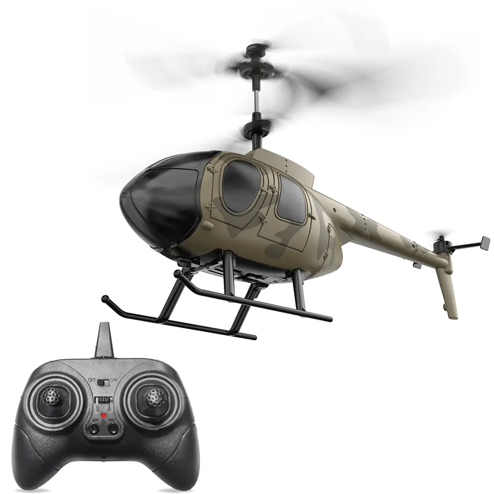 6 As Elektronische Gyroscoop Kleine 3.5 Ch Vliegende Speelgoed Militaire Rc Helikopter Voor Jongens Verjaardagscadeau